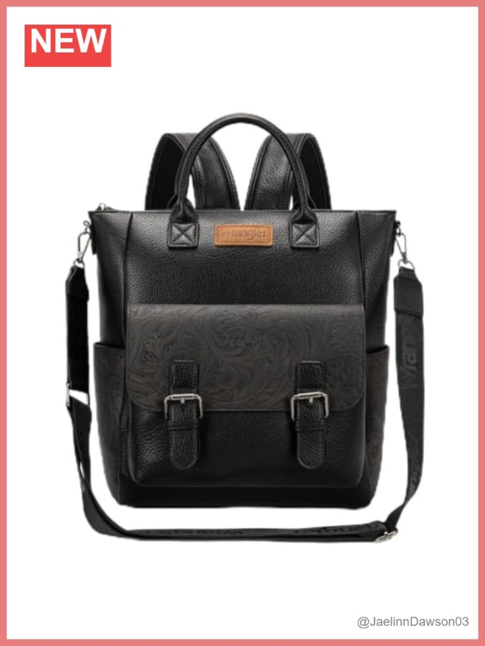 Montana West Wrangler Convertible Backpack Purse for Women Faux Leather with